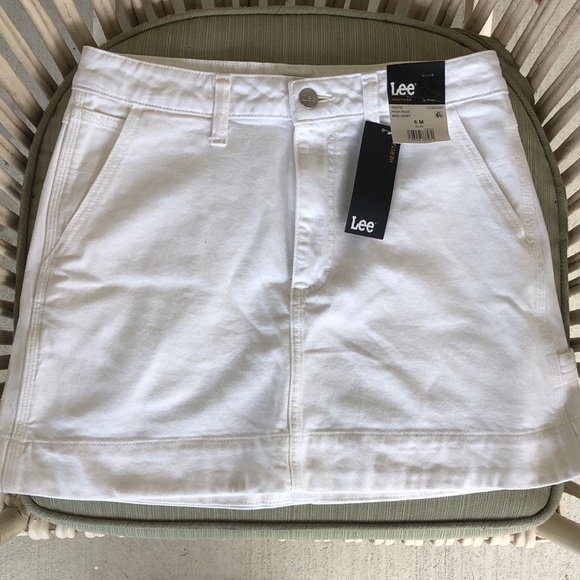 Lee Dresses & Skirts - NWT! - LEE Heritage Denim High-Rise Mini Skirt w/Stretch